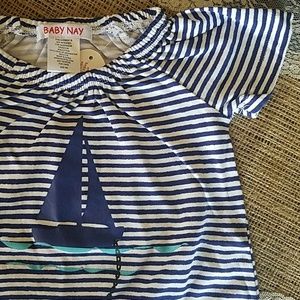 Baby Nay Nautical Romper Size 6 months